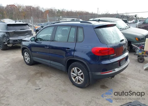 2015 Volkswagen Tiguan S z USA, uszkodzony, nr VIN WVGBV7AX3FW550289